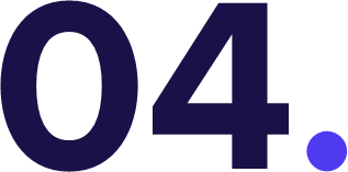 A pixel art graphic of the number 04 with a small blue circle, suitable for a countdown, portfolio numbering, or retro-themed design.